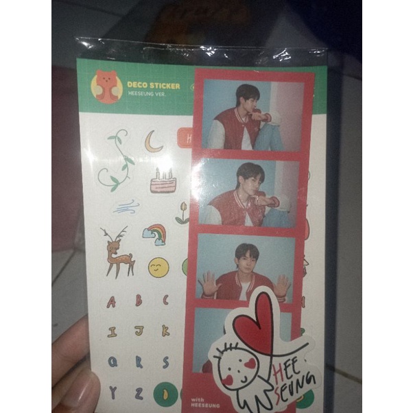 Jual READY ENHYPEN HEESUNG OFFICIAL GGU PACKAGE STIKER SET Shopee