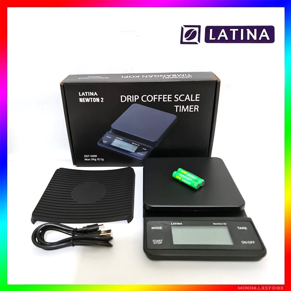 Jual Latina Newton U Rechargeable Drip Coffee Scale Dst