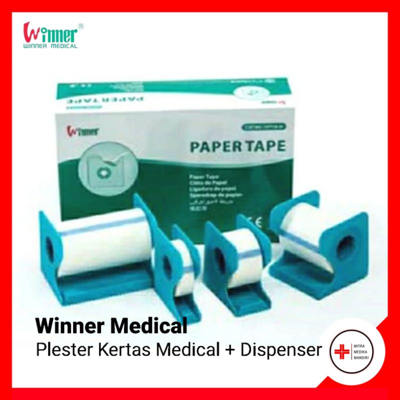 Jual Winner Paper Tape Plester Kertas Medical Disperser Shopee