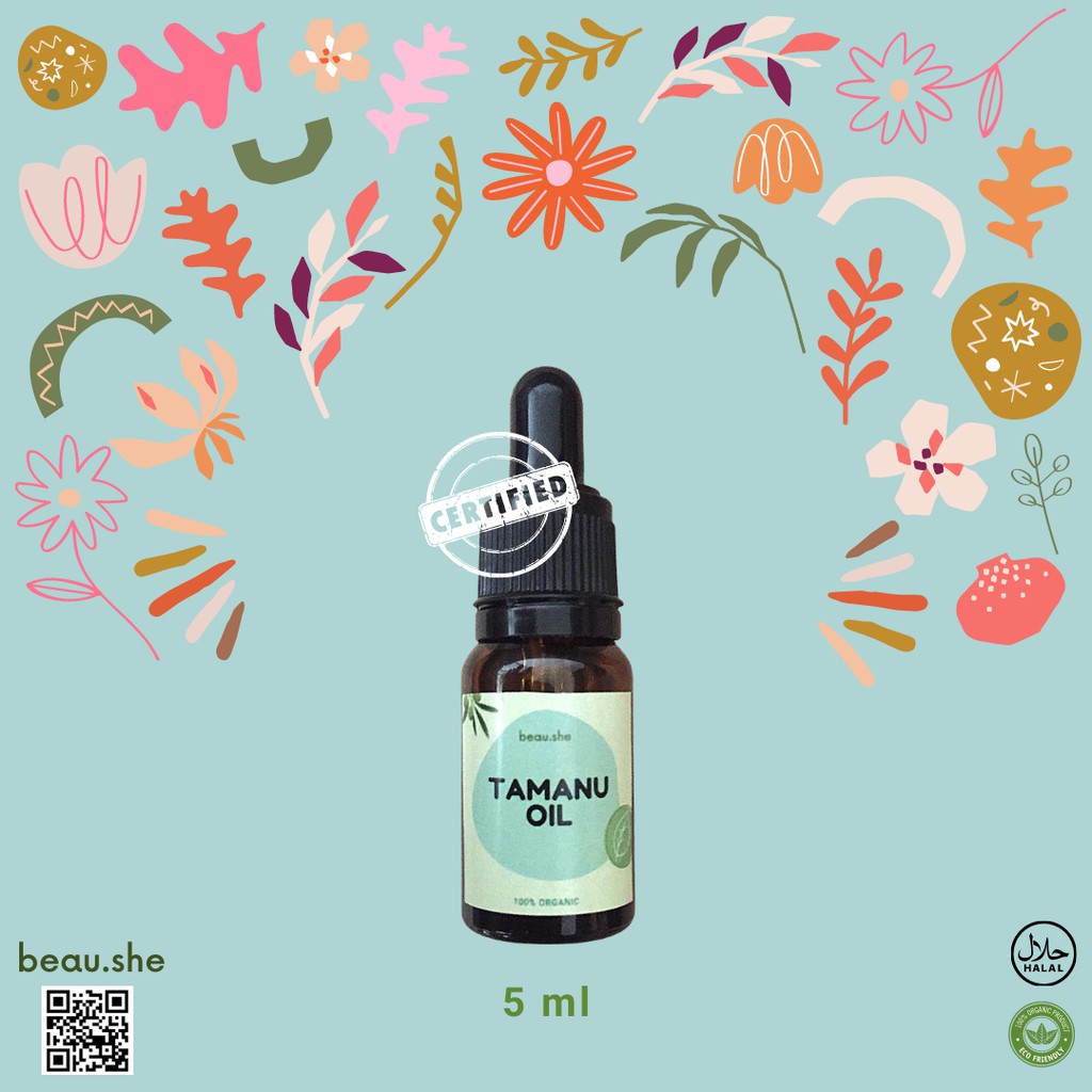 Jual 5ml 100 PURE TAMANU OIL COLD PRESSED CERTIFIED Shopee