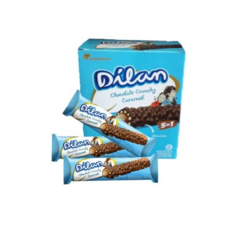 Jual DILAN CHOCO CRUNCHY CARAMEL KEMASAN 2000 Shopee Indonesia