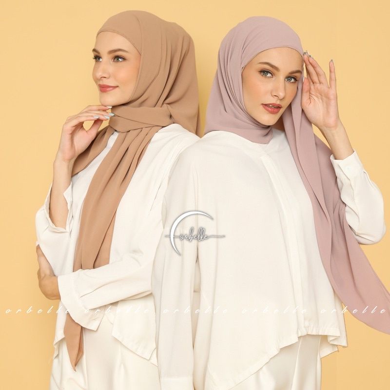 Jual TERMURAH HIJAB SEGI EMPAT INSTAN PLUS INNER 2IN1 2LAYERS