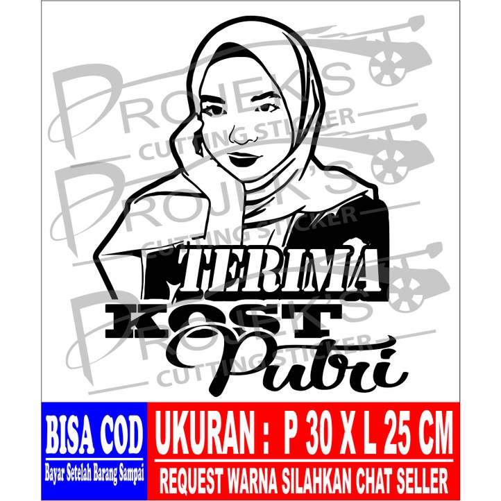 Jual Cutting Sticker Stiker Mobil Variasi Kaca Bodi Samping Kata Kata