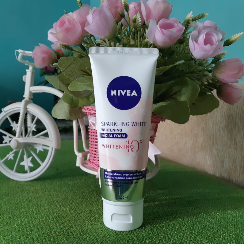 Jual NIVEA Sparkling White Whitening Facial Foam 100 Ml Shopee