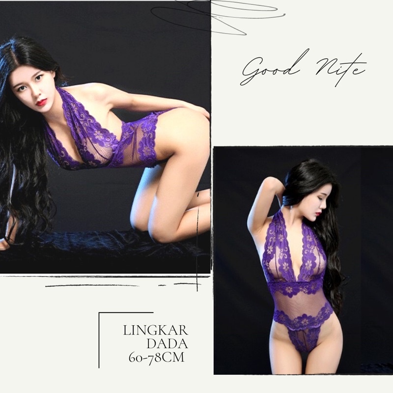 Jual Bisa Kirim Hari Ini Lingerie Satin Set Bra G String Lingerie