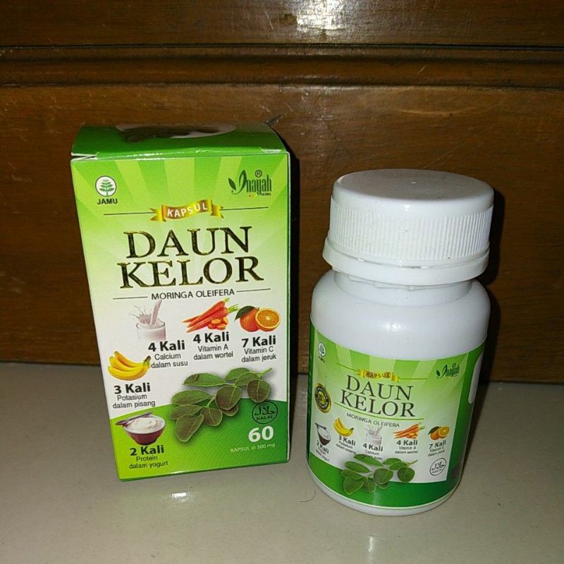 Jual Obat Herbal Extrak Kapsul Daun Kelor Original Moringa Oleifera