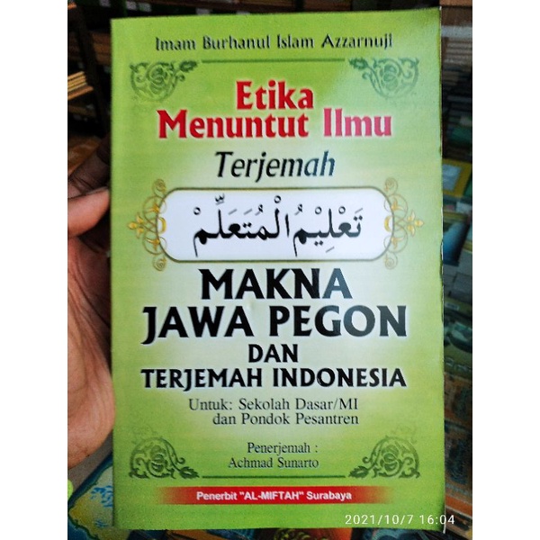 Jual TAKLIM MUTAALIM MAKNA PEGON JAWA TAKLIM MUTAALIM MAKNA JAWA