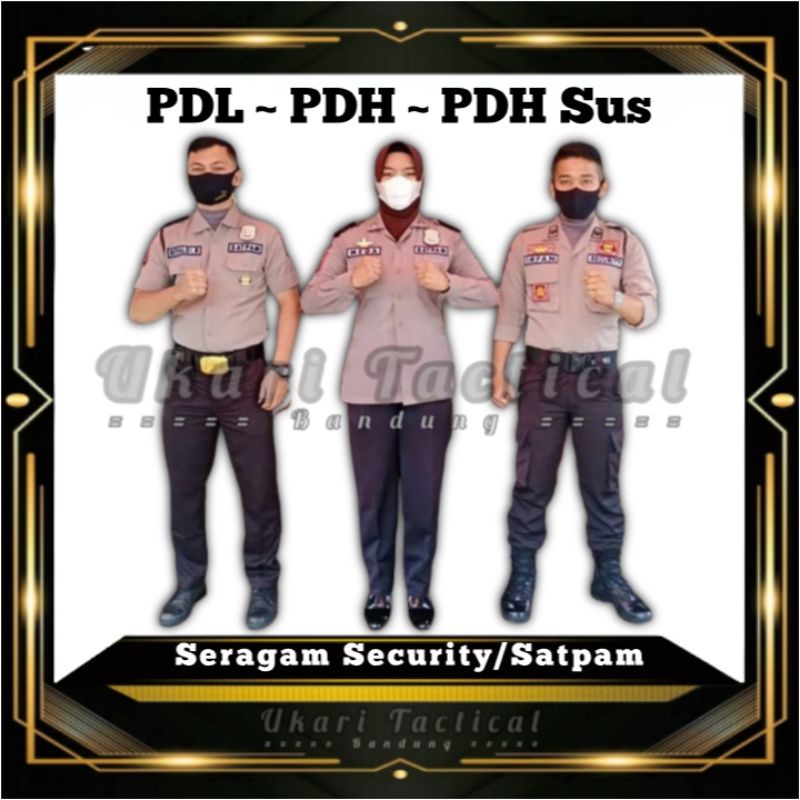 Jual Seragam PDH PDL Dan PDH Sus Satpam Security Perempuan Lengan