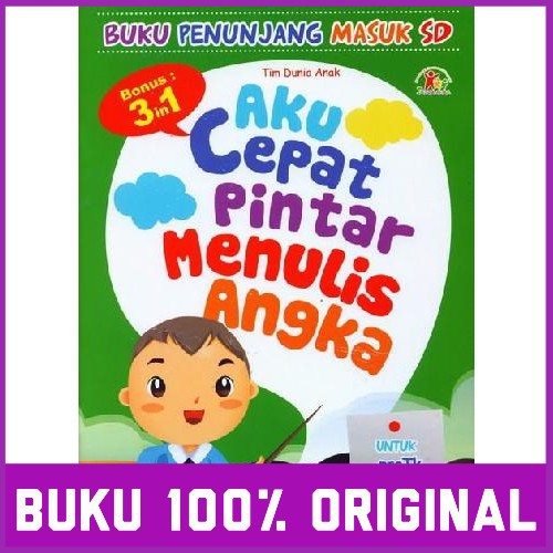 Jual Asli Duni Aku Cepat Pintar Menulis Angka Untuk Pra Tk Dan Tk Full