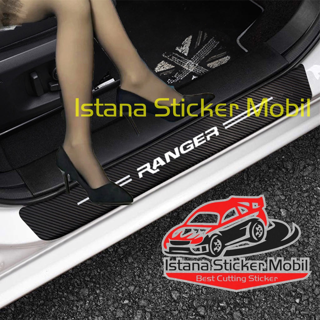 Jual Sticker Stiker Sillplate Mobil Ford Ranger Carbon 3d Pelindung