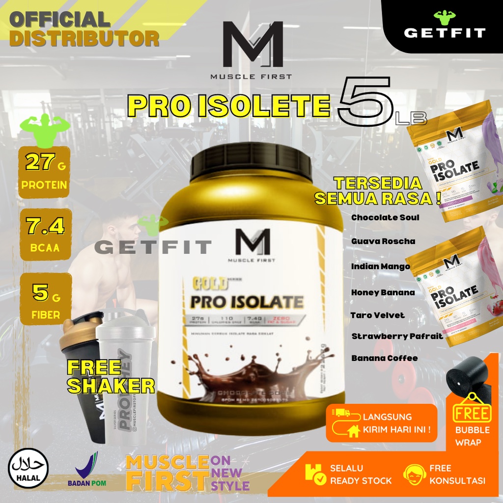 Jual M Pro Isolate Gold Series Lbs Lbs Muscle First Susu Gym