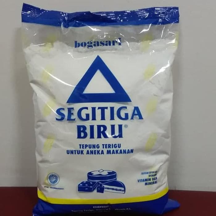 Jual Tepung Terigu BOGASARI SEGITIGA BIRU Kemasan EKONOMIS 1kg 1 Kg