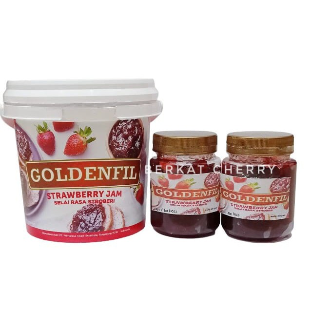 Jual Goldenfil Strawberry Jam Gr Promo Goldenfill Strawberry Jam