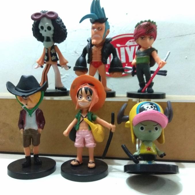 Jual Wcf One Piece Set Satuan Ecer Luffy Sanji Chopper Zoro Brook