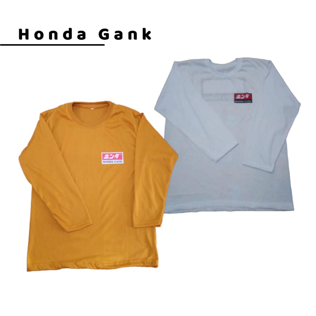 Jual Kaos Honda Gank Lengan Panjang Murah Shopee Indonesia