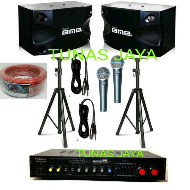 Jual Paket Karaoke Speaker Bmb Cs V Mkii Plus Mic Shure Shopee