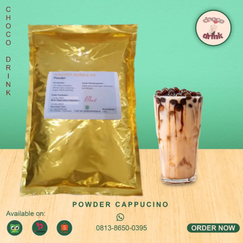 Jual Powder Cappucino Bubuk Minuman Kg Blast Creamer Gula