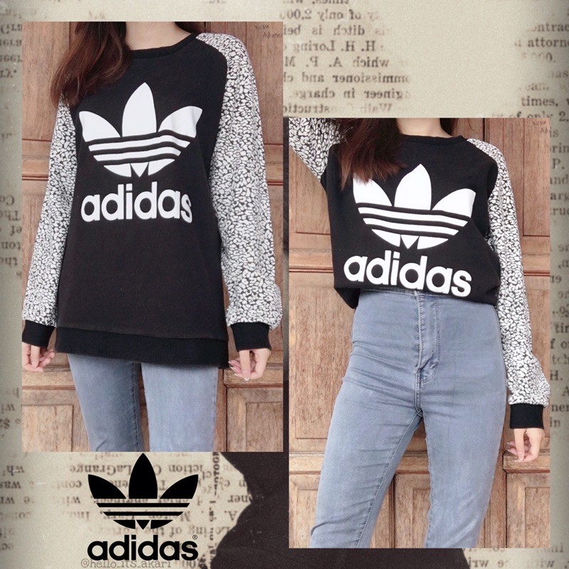 Jual ADIDAS CREWNECK THRIFT STUFF Shopee Indonesia