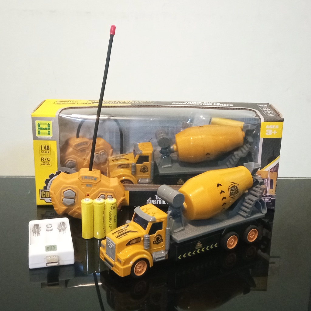 Jual Mainan RC Remote Control Alat Berat Truck Molen Crane Truck