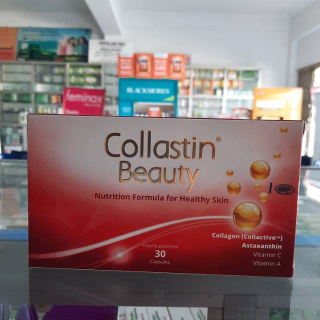 Jual Collastin Beauty Isi Kapsul Collagen Astaxanthin Shopee