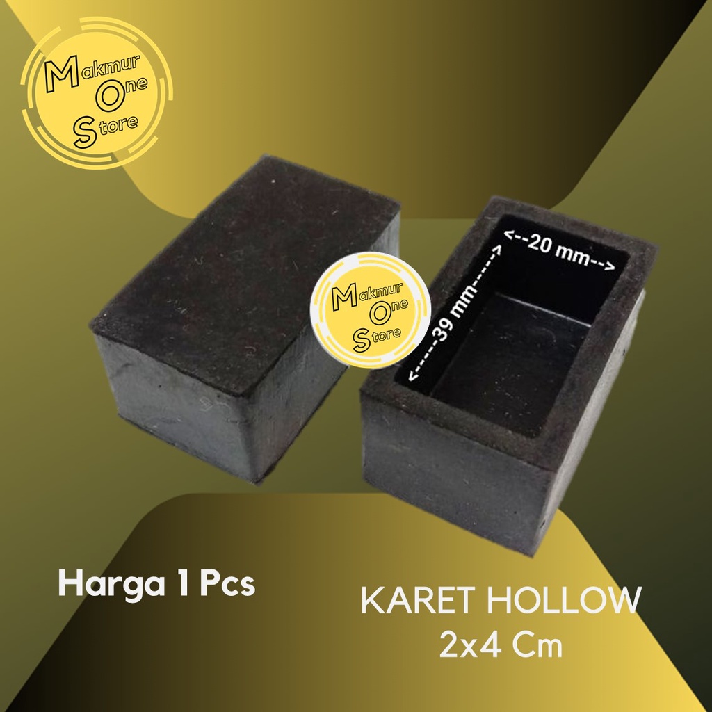 Jual Karet Hollow Mangkok 2x4 Cm Kaki Kursi Meja Tutup Besi Holo Rubber