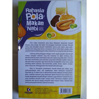 Jual Buku Rahasia Pola Makan Nabi Konsep Makanan Sehat Shopee Indonesia