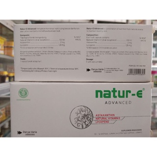 Jual Natur E Advanced 16 Kapsul 4 Strip 4 Kapsul Natural Vit E 100