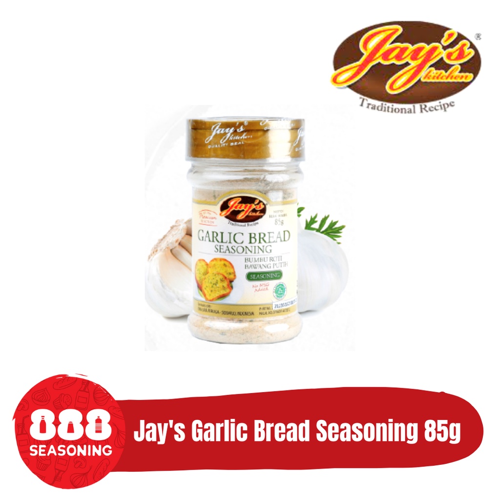 Jual JAY S GARLIC BREAD SEASONING Bumbu Roti Bawang Putih 85g