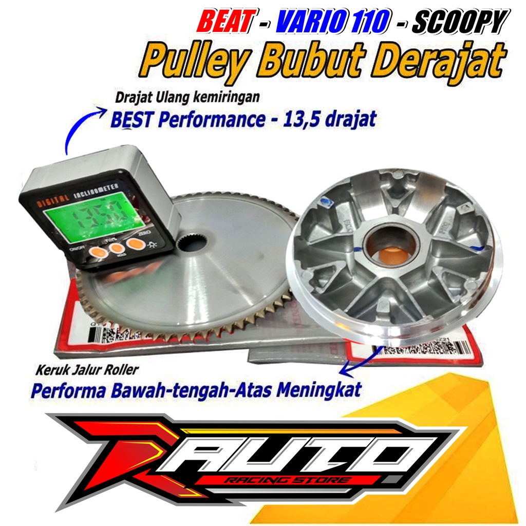 Jual Rumah Roler Beat Fi Pully Custom Beat Karburator Pulley Bubut Puli