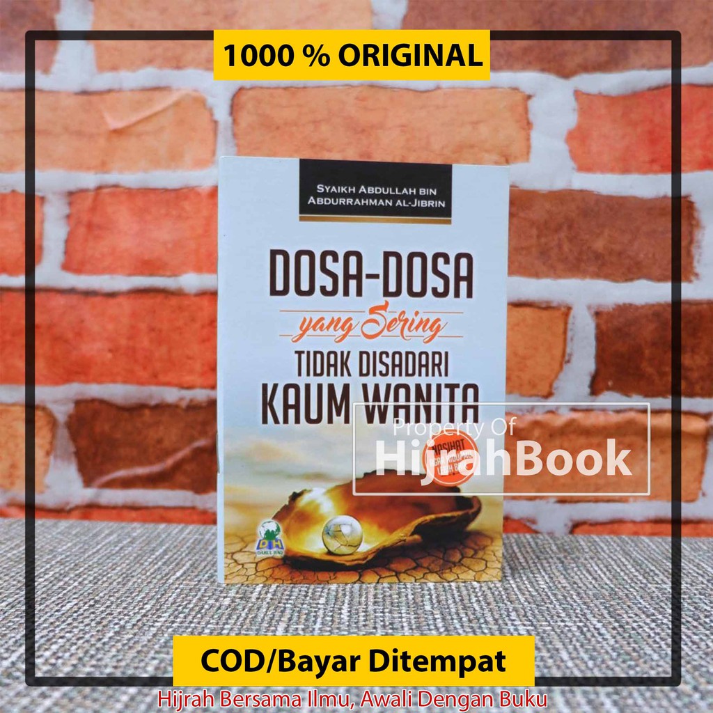 Jual Buku Islam Dosa Dosa Yang Sering Tidak Disadari Kaum Wanita Darul