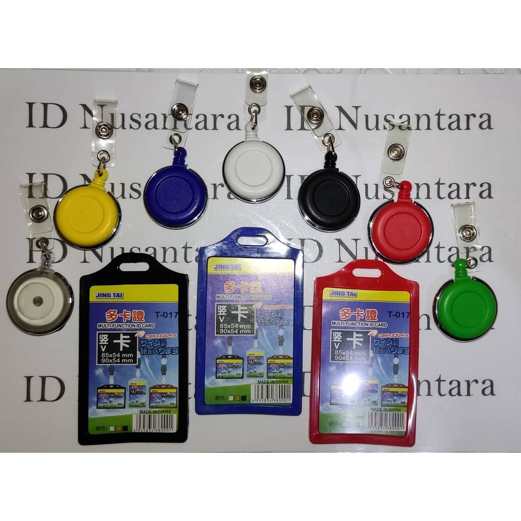 Jual Paket Yoyo Putar Warna Warni Casing Id Card Karet Sisi T