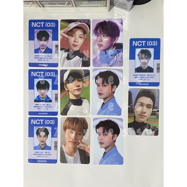 Jual Id Card Photocard Set Universe Shotaro Sungchan Taeil Hendery