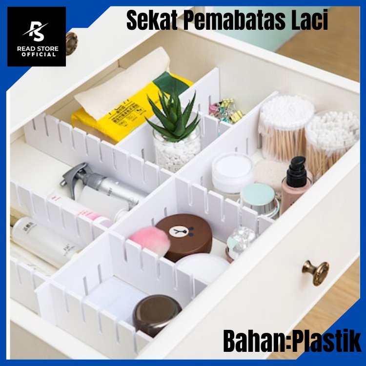 Jual Sekat Laci Organizer Drawner Divider Pembatas Pemisah Penyekat