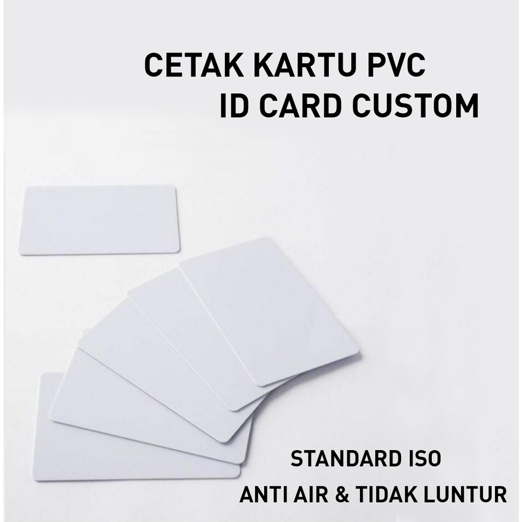 Jual Cetak Kartu Id Card Pvc Shopee Indonesia