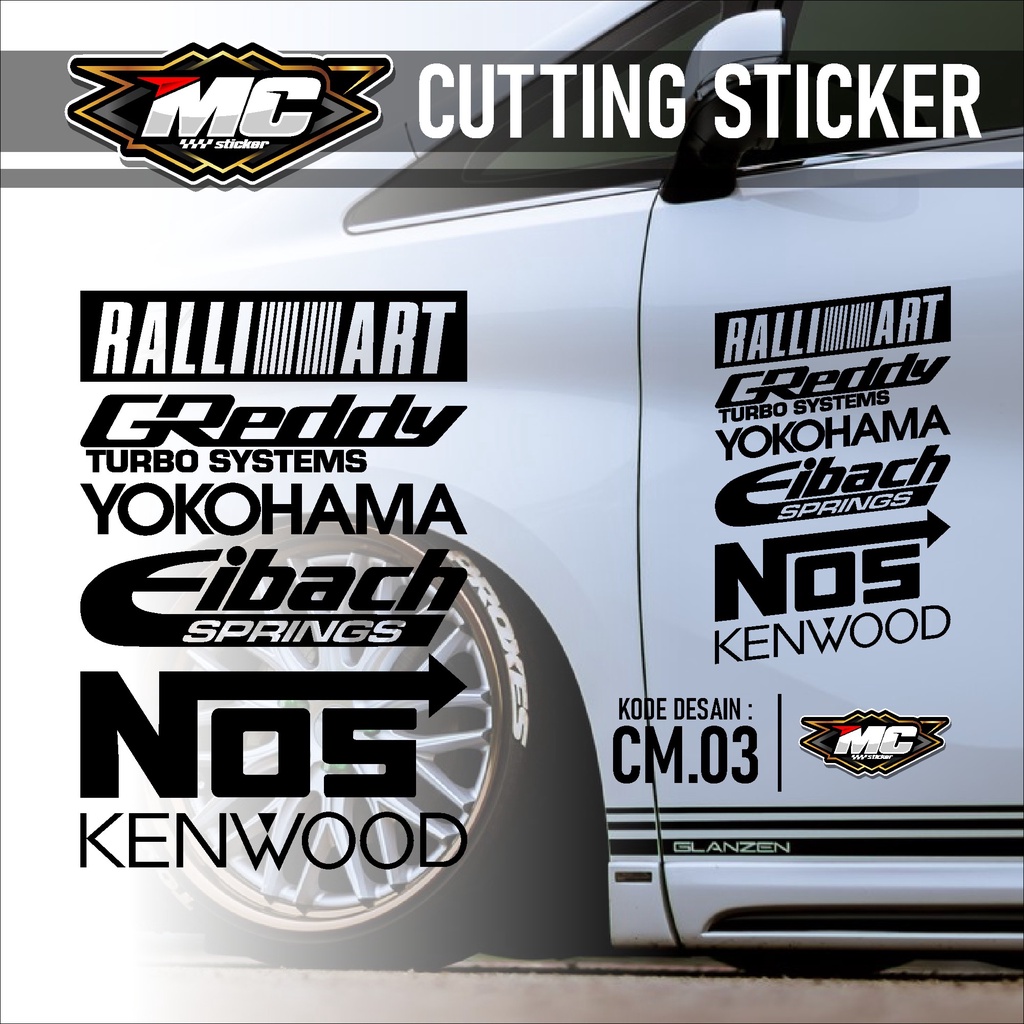 Jual MC Cutting Sticker CM 03 Aksesoris Mobil Stiker Cutting Sticker