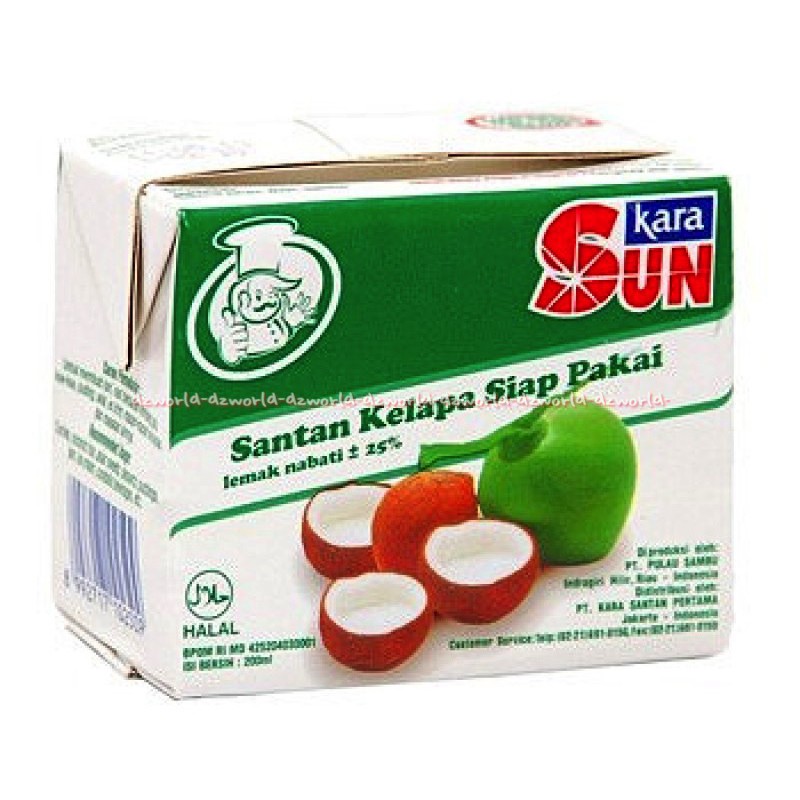 Jual Sun Kara Santan Kelapa Ml Siap Pakai Santen Kalapa Cair Sunkara