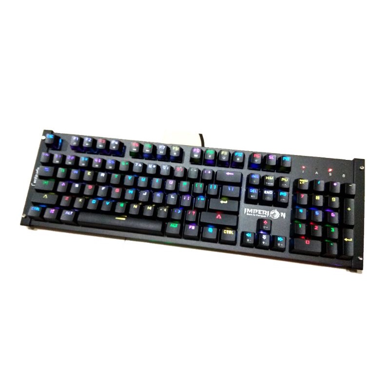 Jual Imperion Gaming Keyboard Mechanical Rgb Centipada Shopee Indonesia