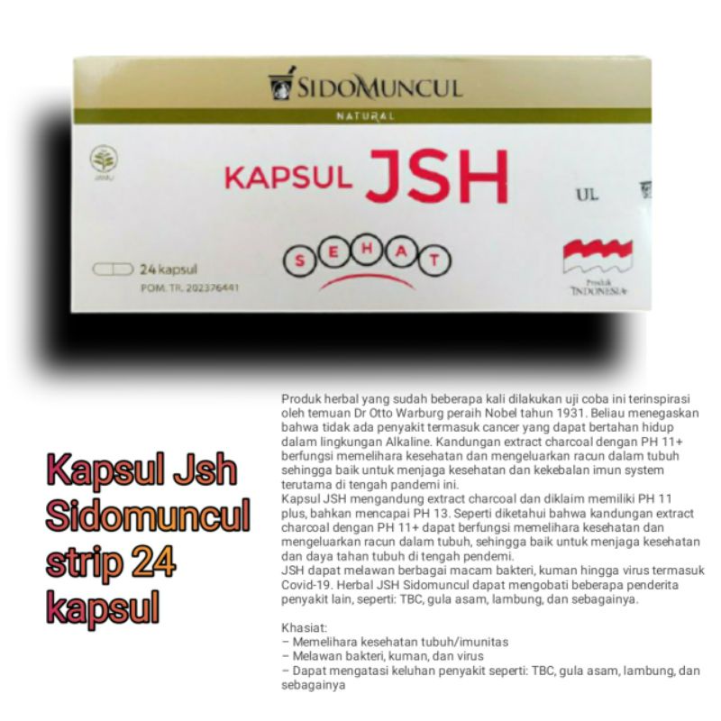 Jual KAPSUL JSH KEMASAN STRIP Shopee Indonesia