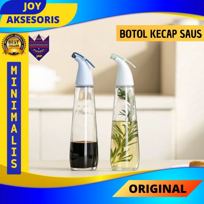 Jual Botol Kaca Beling Tebal Wadah Tempat Penyimpanan Minyak Saus Kecap