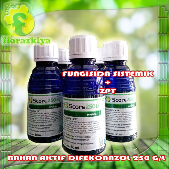 Jual FUNGISIDA SISTEMIK BAHAN AKTIF DIFENOKONAZOL SCORE 250 EC KEMASAN