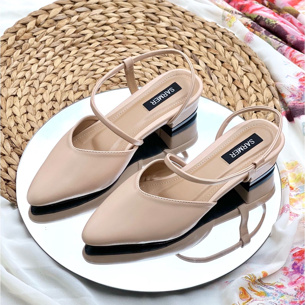 Jual Sarmer Michelle Heels Cm Ivory Shopee Indonesia