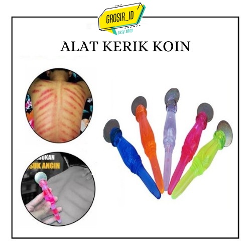 Jual Alat Kerikan Koin Totok 2In1 Logam Kerokan Badan Pijat Punggung