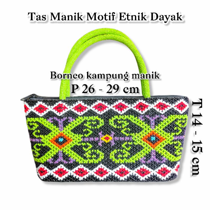 Jual Tas Tenteng Manik Motif Khas Dayak Kalimantan Shopee Indonesia