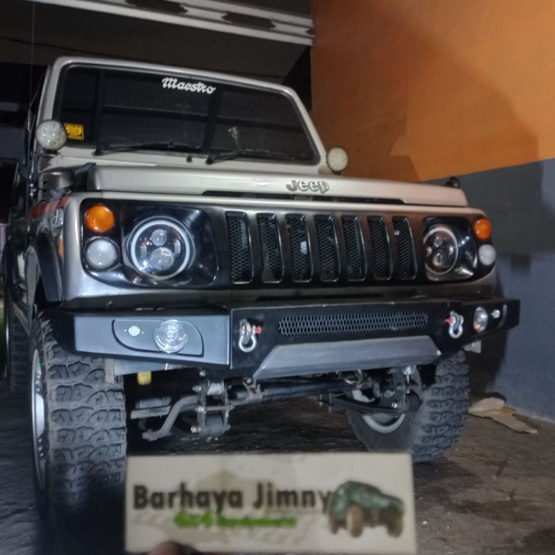 Jual Bemper Depan Jimny Katana Plat Model Bumper New Jimny Variasi