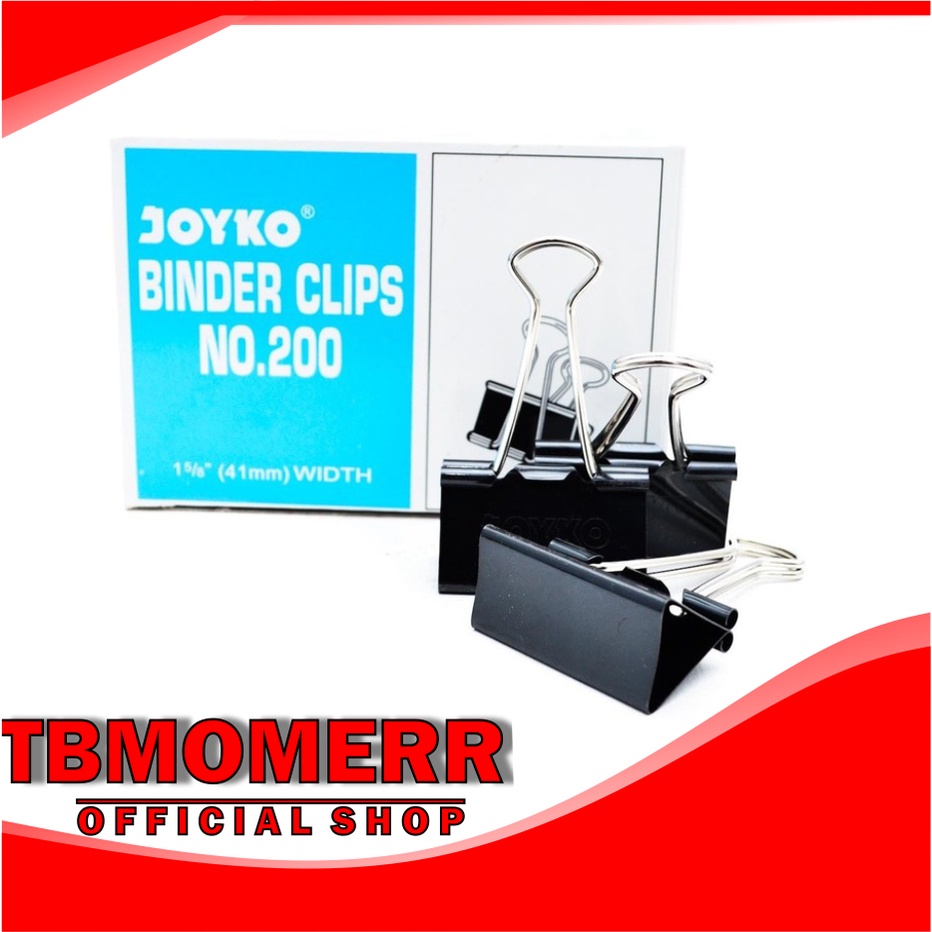 Jual BINDER CLIP NO 200 JOYKO ISI 12 621134207 ORI Shopee Indonesia