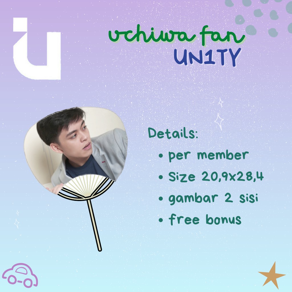 Jual UN1TY Member Uchiwa Fan Kipas Gagang UN1TY Indonesia Shopee