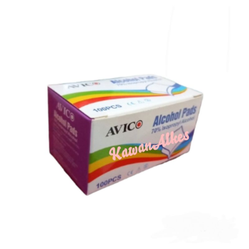 Jual Alkohol Swab Avico Avico Alkohol Swab Kapas Alkohol 100 Pcs