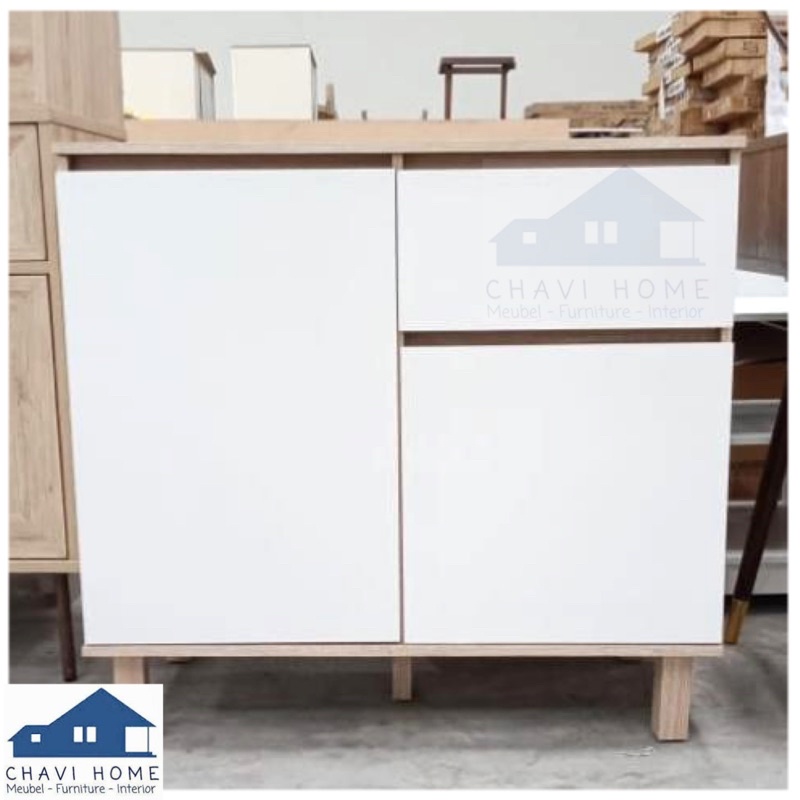 Jual Sideboard Credenza Meja Tv Buffet Meja Serbaguna Ukuran 80cm