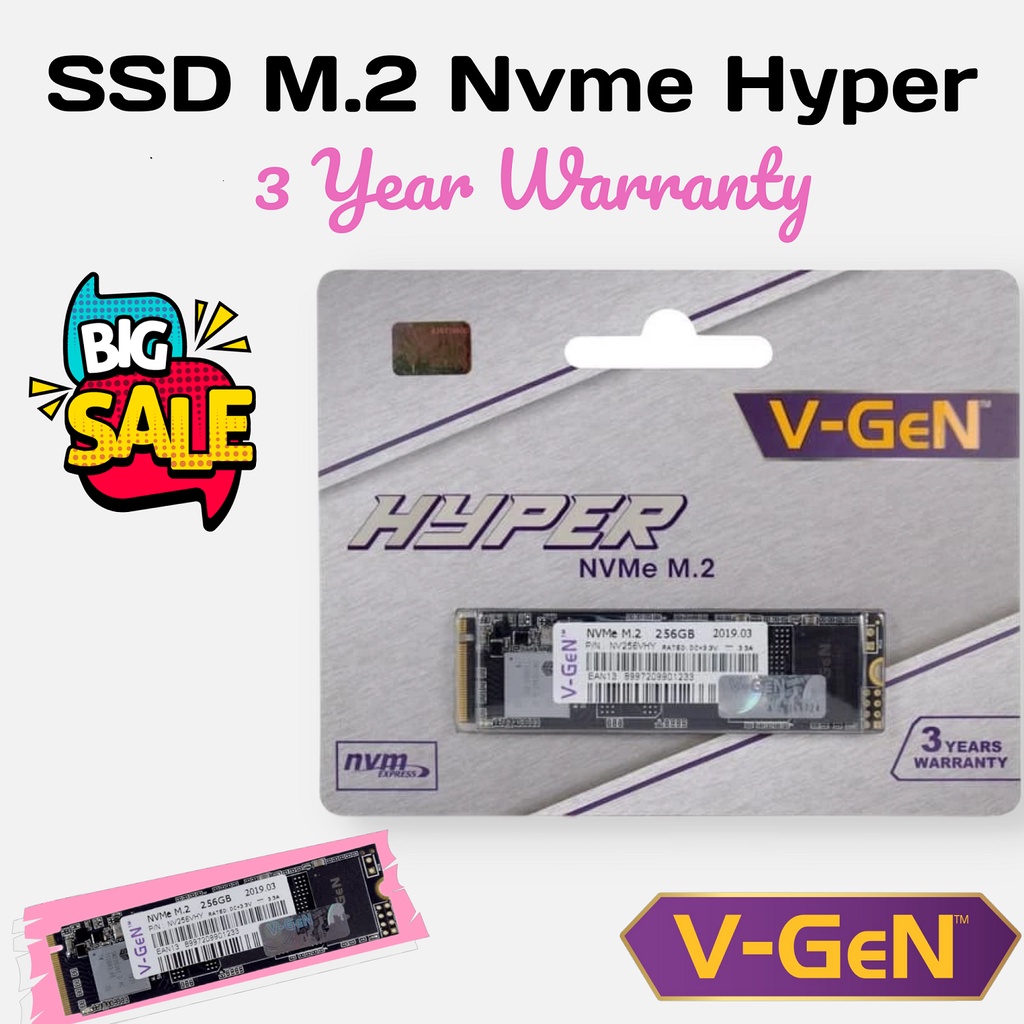 Jual Nvme Ssd Vgen M Hyper Gb Gb Gb Pcie Gen Resmi V