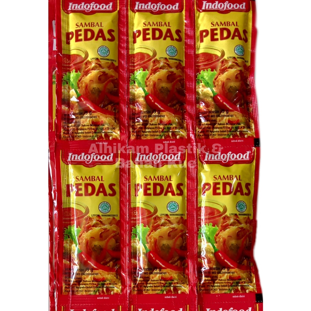 Jual Indofood Sambal Pedas Sachet Gr Pcs Shopee Indonesia